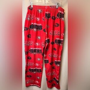 NFL Team Apparel San Francisco 49ers Men’s lounging/pajama pants Size X- Large
